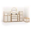 5five Simply Smart Bench TIDY BOX vonios suoliukas, 2 talpyklos, 66,8 x 44 x 35 cm