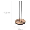 Tadar Popierinių rankšluosčių laikiklis metalinas juoda BISTROT 32 cm