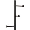 5five Simply Smart BLACKMARBLE kabykla su 6 metaliniais kabliukais, 173 cm