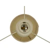 Atmosphera BLANCA floor lamp, Ø 28 x 124 cm, beige
