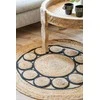 Hs Decoration Boho kilimas iš džiuto, apvalus, Ø 90 cm