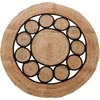 Hs Decoration Boho kilimas iš džiuto, apvalus, Ø 90 cm
