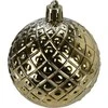 Christmas Decoration Kalėdiniai papuošalai Rūtos 35 vnt. auksinės spalvos 6 cm
