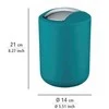 BRASIL garbage basket, turquoise - 2 l, WENKO