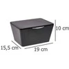 BRASIL storage container, organizer - juodas, WENKO