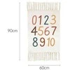 Home Styling Collection Carpet Vaikiškas kilimas Raidės, skaičiai, su kutais, 60 x 90 cm