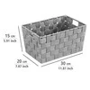 Cart ADRIA Pilkas - storage container, dydis S, WENKO