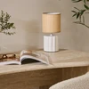 Lamp Keraminė lempa TYLIA, Ø 13 x 26.5 cm, balta