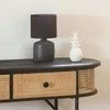 Atmosphera Lamp Keraminis stalinis šviestuvas SALTA, Ø 15 cm, juodas