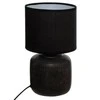 Atmosphera Lamp Keraminis stalinis šviestuvas SALTA, Ø 15 cm, juodas