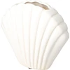 Home Styling Collection Ceramic vase in the shape of a shell, stoneware, baltas, 17 x 7.5 x 16.5 cm