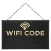 Atmosphera Code Kreida lenta juoda WIFI KODAS, 35 x 22 cm