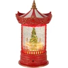 Mondex Kalėdinis karuselės su vandeniu ir blizgučiais, LED apšvietimas, 15,5 x 15,5 x 26 cm