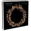 Mondex Home Styling Collection Kalėdinė dekoracija 300 LED, šilta balta, Ø 38 cm