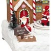Fééric Lights and Christmas Kalėdinis peizažas, dovanų fabrikas, 23,2 x 24,5 cm, judantis su garsu