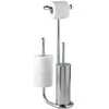 Wenko Chrome Universalo Standing WC Set