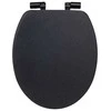 5five Simply Smart ONYX tyliai užsidaranti tualeto sėdynė, 37,5 x 49,9 x 5,2 cm