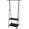 Excellent Houseware Drabužių kabykla metalinas juoda 157 cm