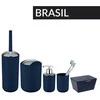 container BRASIL, navy mėlynas + toilet brush, WENKO
