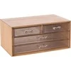 Hs Decoration Kosmetikos organizatorius bambukinis 23,5x15,5x11 cm