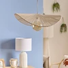 Lamp Medvilninis pakabinamas šviestuvas ADELIA, 58 x 56 x 100 cm, baltas