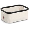 Zeller Organizer tekstylny kreminė , bambus, 38 x 26 x 16 cm