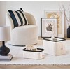 CREAM Kreminis textile organizer ZELLER, bamboo, 40 x 33 x 30 cm