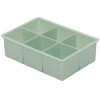 Excellent Houseware Cube Ledo kubelių padėklas 6 kubeliams, 16,5 x 11,5 x 5 cm