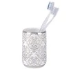 Toothbrush container BAROCK Sidabrinis, WENKO