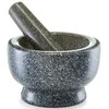 Zeller Present Dark Tamsaus granito spalvos virtuvinis skiedinys GRANIT su grūstuvu, ZELLER