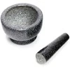Zeller Present Dark Tamsaus granito spalvos virtuvinis skiedinys GRANIT su grūstuvu, ZELLER