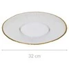 Home Styling Collection Essteller Lėkštė Serviravimo Lėkštė Stiklo Aukso 30 cm