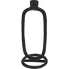 Home Styling Collection Žvakidė 24 cm juoda aliuminė