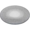 Dekoracja Domu Stiklinė žvakidė PLATE, sidabro sp., 20 cm