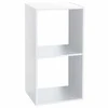 5five Simply Smart Dekoratyvinė lentyna, balta, 2 skyriai, aukštis 67,6 cm