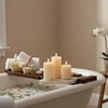 Home Styling Collection Dekoratyvinės LED žvakės Ø 7,5 cm, 3 vnt. rinkinys.