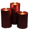 Home Styling Collection Dekoratyvinės LED žvakės Ø 7,5 cm, 3 vnt. rinkinys.