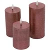 Home Styling Collection Dekoratyvinės LED žvakės Ø 7,5 cm, 3 vnt. rinkinys.