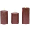 Home Styling Collection Dekoratyvinės LED žvakės Ø 7,5 cm, 3 vnt. rinkinys.