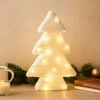 Home Styling Collection Dekoratyvinė audinio eglutė su LED, 30 cm