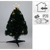 Home Styling Collection Dekoratyvinė eglutė iš šviesolaidžio, 60 cm