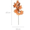 Home Styling Collection Dekoratyvi klevo šakelė 60cm oranžinis/juodas