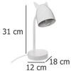 Atmosphera Lamp Stalinis šviestuvas OREILLES ROSE, metalinis, balta spalva