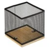 5five Simply Smart Bamboo Rašomasis staliukas, bambuko metalas, 10 x 10 x 10 cm