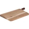 Excellent Houseware Tikmedžio medinė pjaustymo lenta serviravimui, 30x18 cm