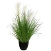 Atmosphera Dirbtinė žolė juodame puode, 70 cm