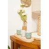 Atmosphera Dirbtinės gėlės stiklinėje vazoje CAMELLIA, 39,5 cm