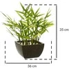 Atmosphera Dirbtinis augalas BAMBUS vazone, aukštis 35 cm