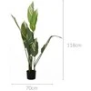 Home Styling Collection Dirbtinis augalas dideliais lapais, 118 cm