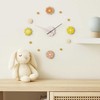 Kids Collection ZEGAR DIY WIELKOLOROWY DO POKOJU DZIECKA TWORZYWO SZTUCZNE 31 X 12 X 4 CM